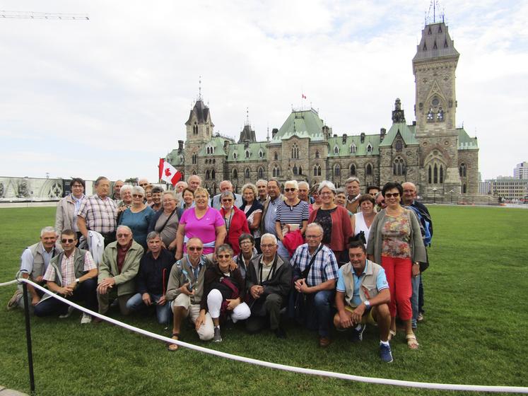 Trente-neuf membres de la section des anciens exploitants de la FNSEA 28 ont découvert le Canada au fil d'un circuit de douze jours.