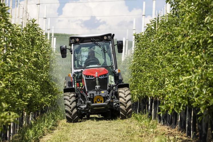 Pour les travaux dans les vergers, le FR et le WF sont respectivement conçus pour des allées étroites (à partir de 1,45 m) ou larges (à partir de 1,77 m). 