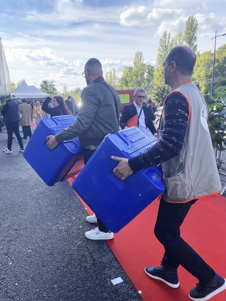 Dammarie-les-Lys, vendredi 30 septembre. 92 repas ont été récupérés et distribués à des personnes démunies.
