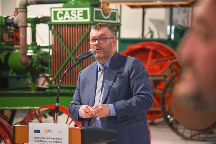 Christophe Le Dorven préside le conseil départemental.