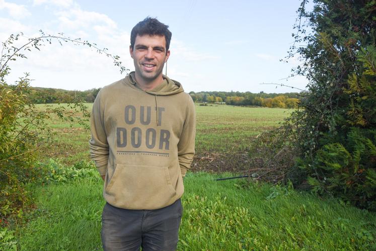 Le 21 octobre, à Souancé-au-Perche. Aléas climatiques, dérèglement économique, pour Fabien Navet le secteur manque de visibilité.