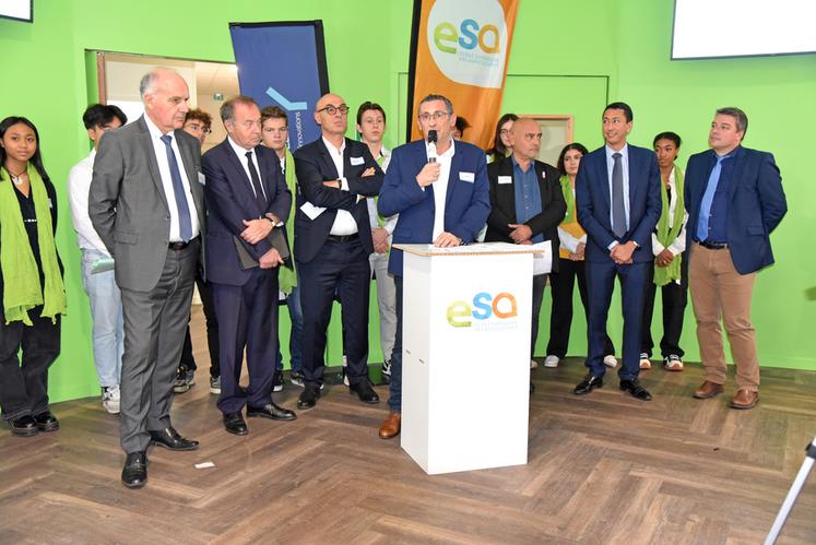 Lors de cette inauguration, le directeur général de l'Esa, René Siret est notamment revenu sur la genèse du projet imaginé dès 2018.