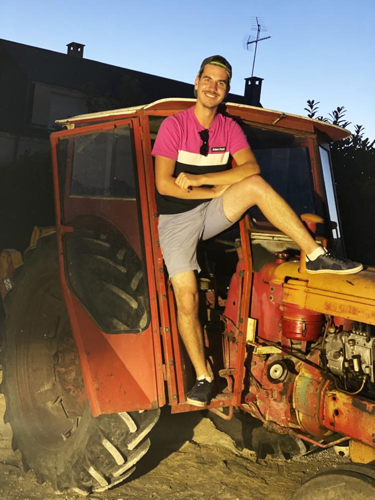 Maxence Madre est fier des adhérents du canton Neuville-Outarville très impliqués dans l'organisation des Terres de Jim en Beauce.