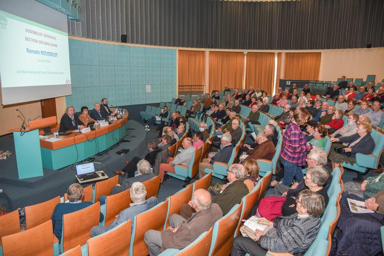 Lundi 14 novembre, à Chartres. Les sections des anciens et des bailleurs de la FNSEA 28 font le plein de la salle Mathurin-Régnier pour leurs assemblées générales.