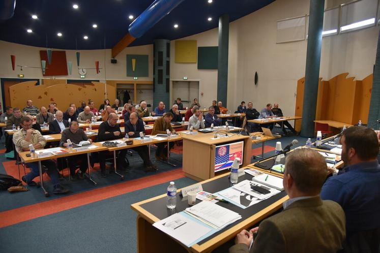 Jeudi 17 novembre, à Orléans. La chambre d'Agriculture du Loiret s'est réunie en session. 