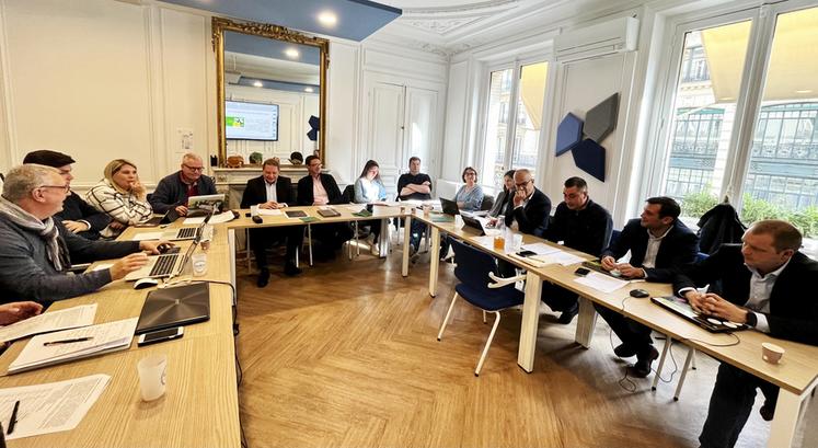 Le 14 novembre à Paris, lors du dernier conseil d'administration de la FRSEA de l'année 2022.