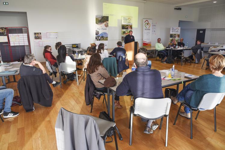 Mardi 22 novembre, à Sancheville. Le forum participatif a permis de dégager des actions à mettre en place dans le cadre du PAT Beauce-Dunois.