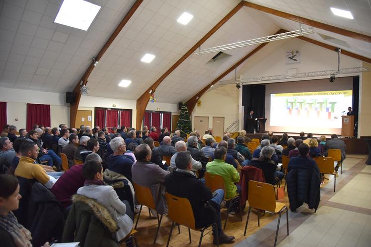 Vendredi 2 décembre, à Dadonville. Il y avait du monde pour la seconde partie de l'assemblée générale de la coopérative AgroPithiviers.