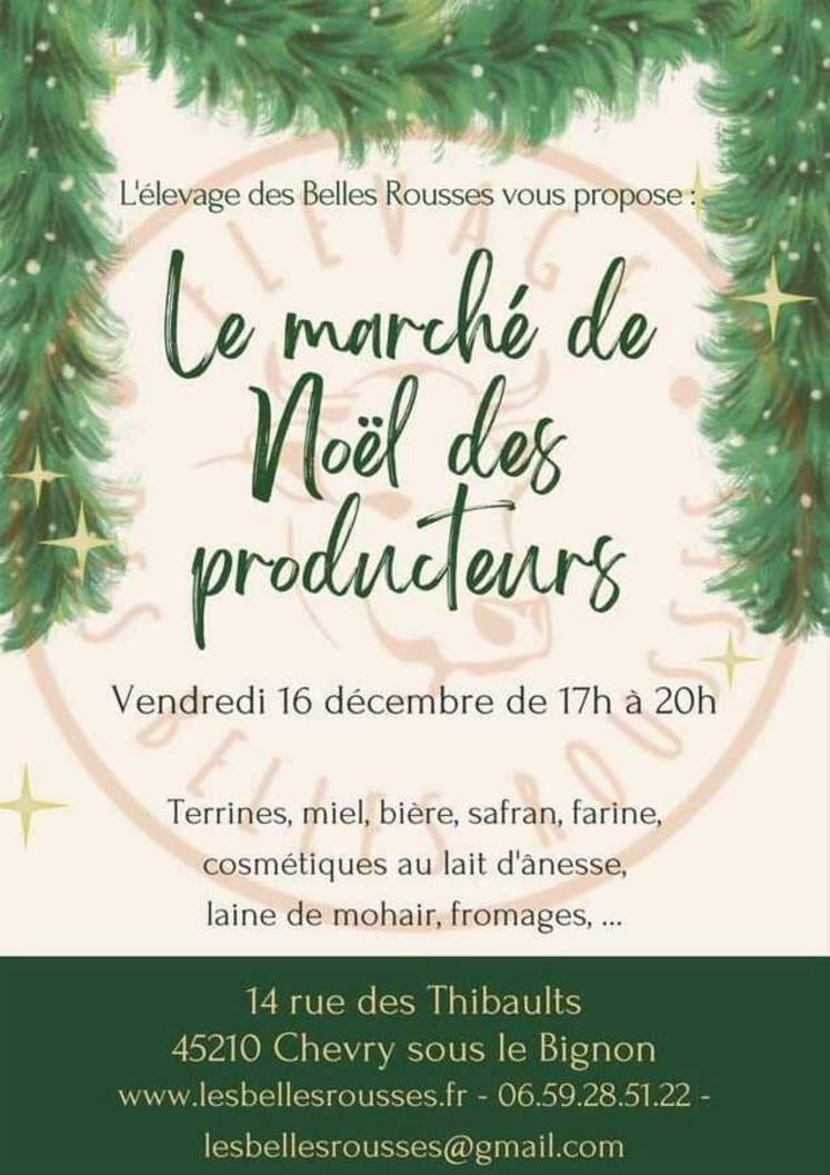 Marine et Edouard Caekaert accueilleront ce marché de Noël des producteurs.