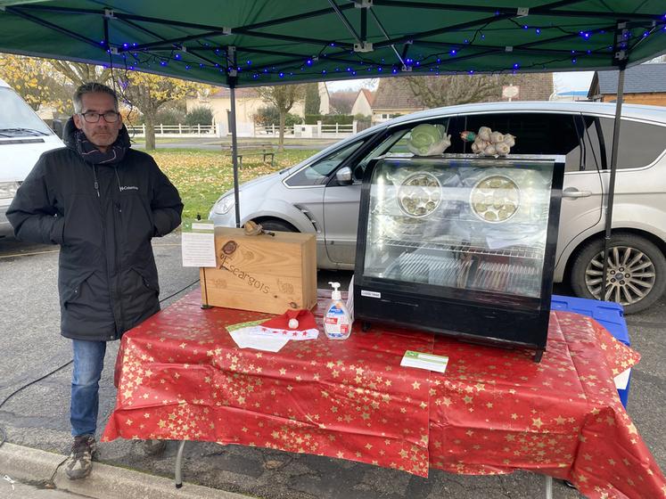 Jean-Michel Mauclair est gérant de Ter'escargots et il a déjà remarqué que les commandes ont été passés plus tôt cette année. 