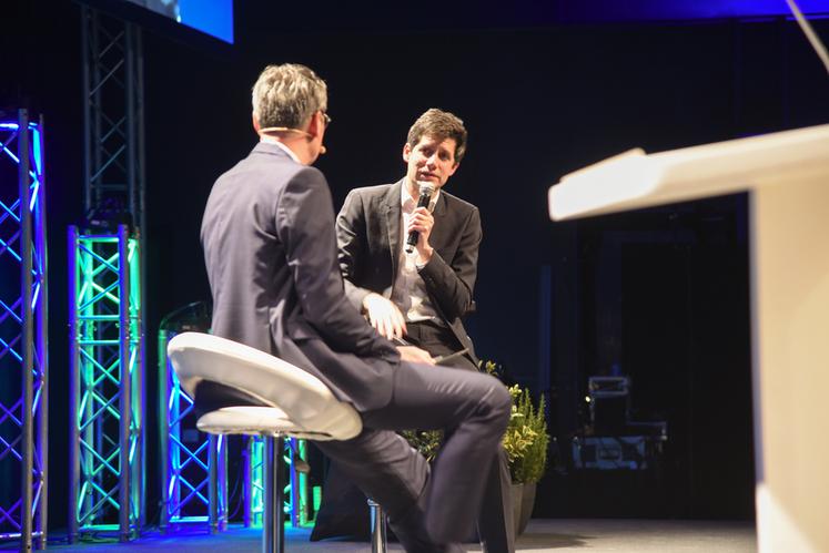 L'ex-ministre de l'Agriculture, Julien Denormandie, a répondu aux questions du directeur général du groupe Scael, Jean-Sébastien Loyer.
