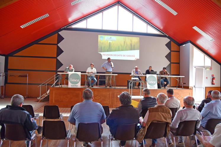 Le 23 septembre à Saint-Benoit-sur-Loire, la FNSEA 45 a organisé une réunion publique d’information pour permettre aux agriculteurs de découvrir les solutions pour limiter les dégâts de gibier et recueillir les bonnes expériences et pratiques à mettre en place sur leurs exploitations.