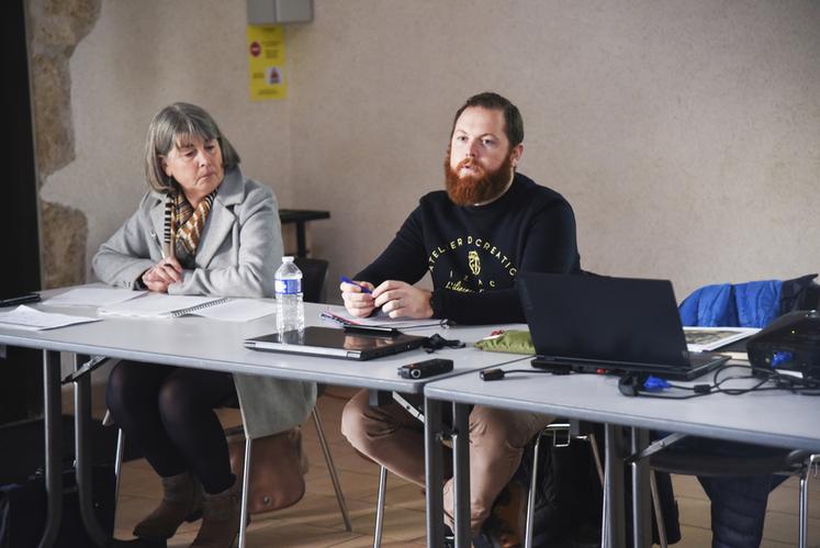 Le 15 décembre, à Conie-Molitard. Aymeric Courbois est en charge de l'animation de la ZPS* Beauce et Vallée de la Conie.