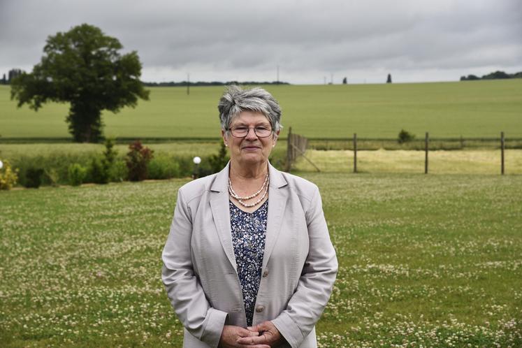 Monique Berthelot préside la Section des anciens de la FDSEA 77.