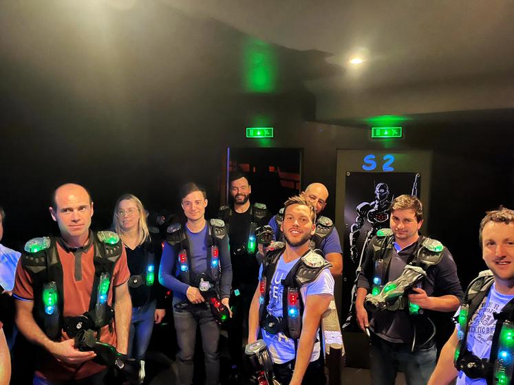 Moment de cohésion, l'assemblée générale de l'échelon Loire-Beauce s'est conclue avec un laser game.