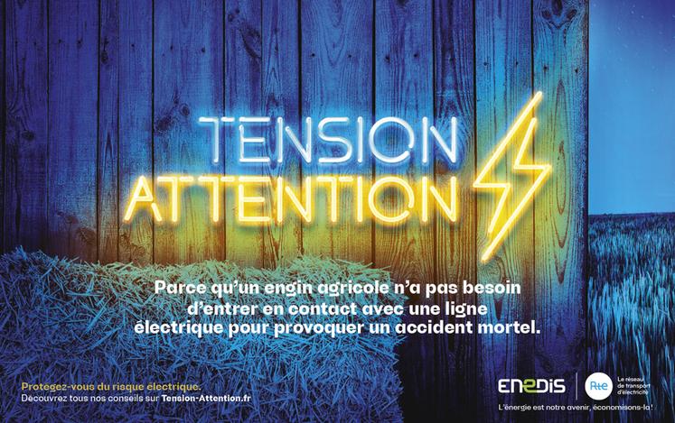 Pour la sécurité des agriculteurs, Enedis a conçu LigneAlerte, une application mobile qui signale la proximité d’une ligne électrique aérienne.