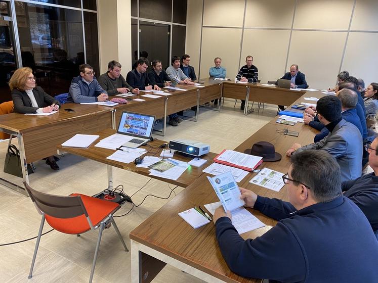 Melun, jeudi 12 janvier. L'assemblée cantonale s'est déroulée en présence de deux conseillers départementaux.