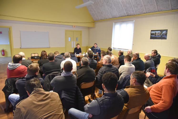 Mardi 17 janvier, à Juranville. Les irrigants du Fusain se sont réunis pour leur assemblée générale.