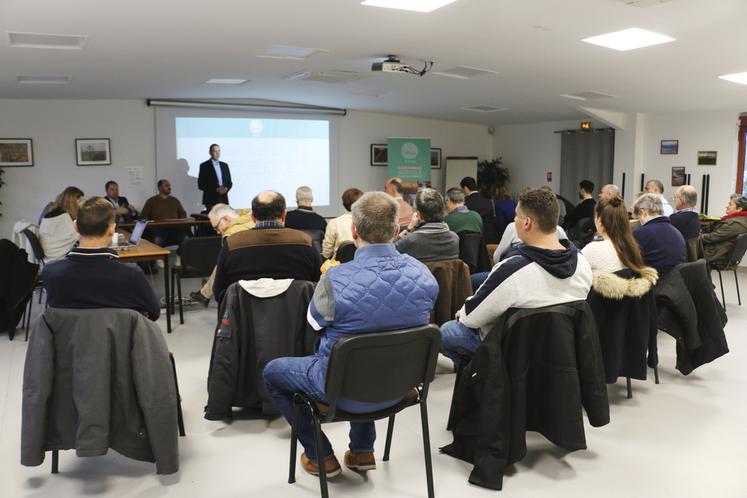 Mardi 10 janvier, à Étampes (Essonne). Le syndicat local d’Hurepoix-Étampois a fait salle comble pour son assemblée générale.