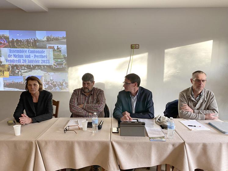 Chailly-en-Bière, vendredi 20 janvier. Les sujets abordés lors de l'assemblée cantonale de Melun sud - Perthes, au cSur de l'actualité, étaient nombreux.