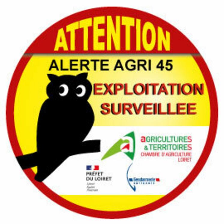 Logo du dispositif Alerte Agri 45.