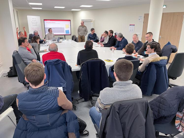 Lundi 30 janvier, à Châteaudun. Les membres de Terr'n Bio 28 ont donné leurs souhaits pour la suite de la vie de l'association.