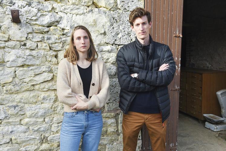 Le couple d'artistes, Camille Zisswiller et Nicolas Lefebvre, ont passé plusieurs jours avec les élèves du lycée agricole de La Saussaye.