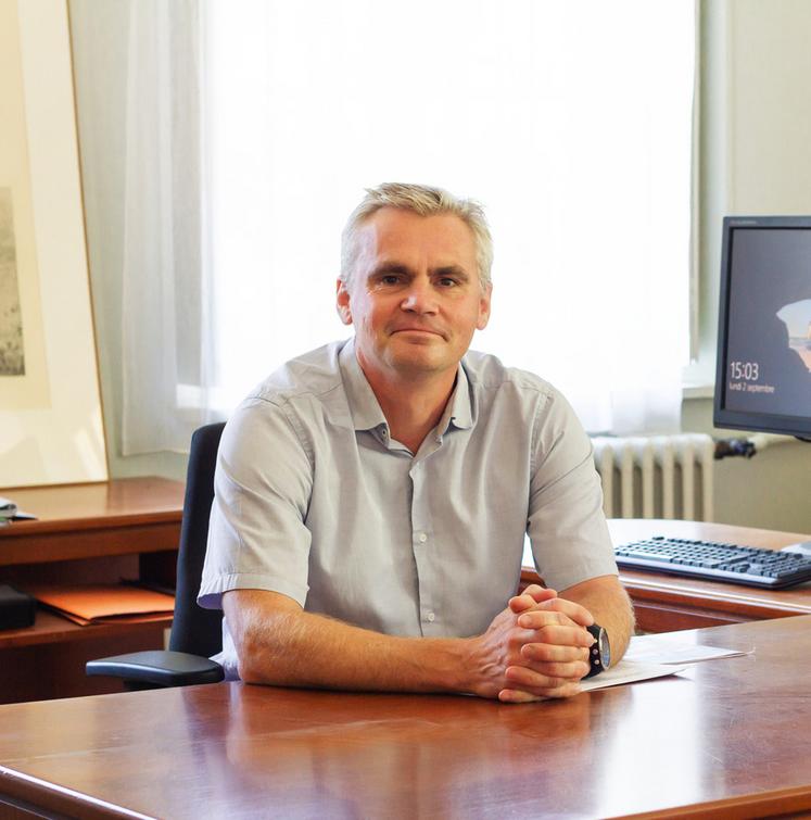 Valentin Delaporte, directeur adjoint de la Bergerie nationale de Rambouillet (Yvelines) et directeur du pôle formation CEZ-Bergerie nationale.