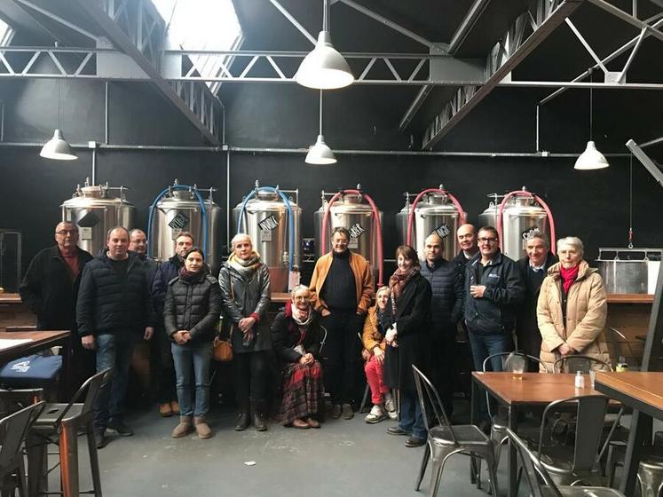 Le 18 janvier à Maule (Yvelines) lors de l'assemblée générale du syndicat local de Montfort.