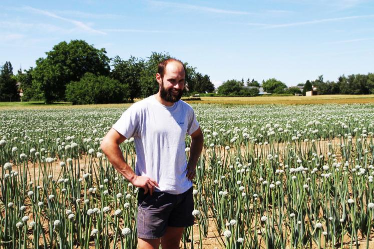 Basile Faucheux est installé à Épieds-en-Beauce depuis 2014 sur l'exploitation familiale de 160 hectares.