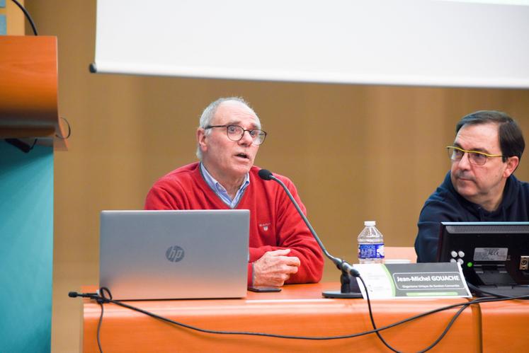 Lundi 6 février, à Chartres. Le président de l'Organisme de gestion de la nappe de Beauce (OUGC), Jean-Michel Gouache, en a expliqué tous les ressorts lors de ces Universités du soir.