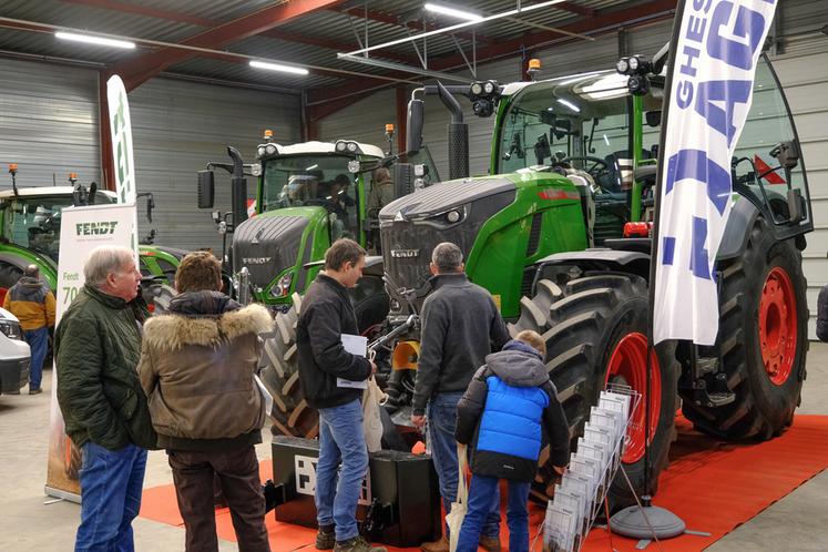 Mercredi 8 février, à Sainville. Le concessionnaire Ghestem Agri présente la nouvelle gamme de Fendt, le 700 Vario Gen7.