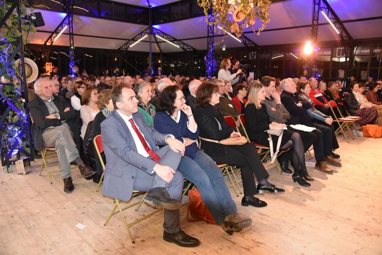 Jeudi 2 février, à Thoiry (Yvelines). Les Assises de l'alimentation ont été lancées dans l'Orangerie du château.