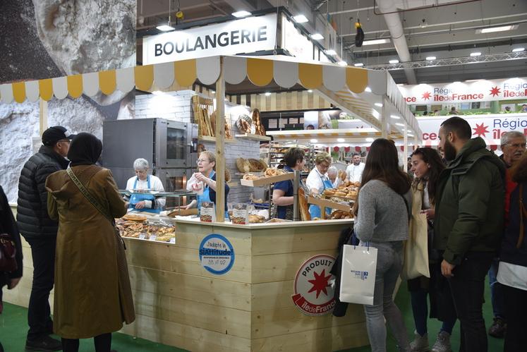 Un vaste pôle boulangerie compose cette année l'espace francilien.