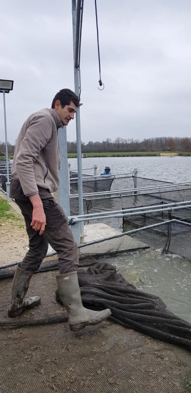 Benoit Deloche a accueilli les collaborateurs de PAI de la région pour évoquer l'installation dans la filière piscicole.