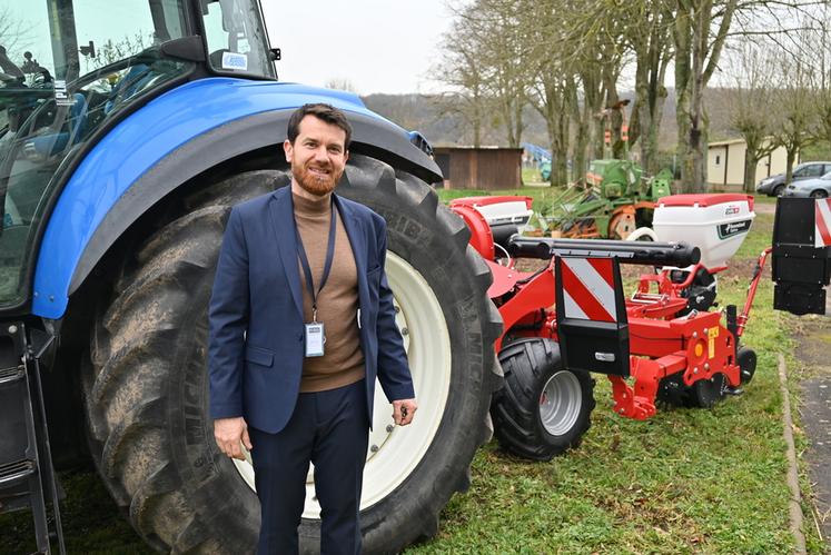 Sébastien Chauveau est le nouveau responsable de site par intérim du lycée agricole de Montoire.