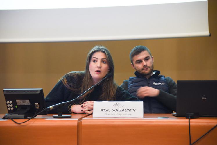 Le 21 mars, à Chartres. Comme la société Isagri et leurs sondes Meteus, plusieurs options pour optimiser l'irrigation ont été présentées.