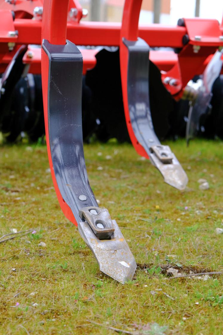 Le système Knock-On permet un changement rapide des différents types de dents.