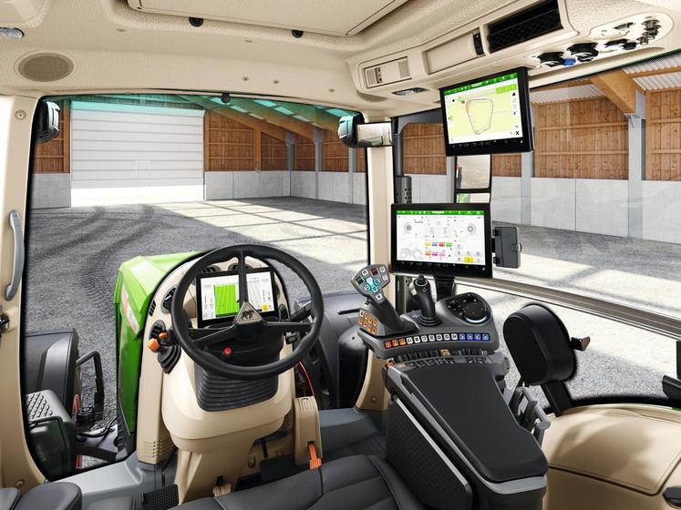 Dans la cabine Fendt Life Cab, plus de fonctionnalités, de personnalisation et d’ergonomie.