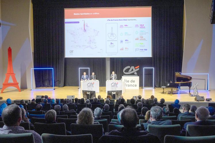 Le Crédit agricole d'Île-de-France a dévoilé des résultats records pour ­l'année 2022.