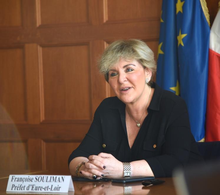 Françoise Souliman, préfet d'Eure-et-Loir.