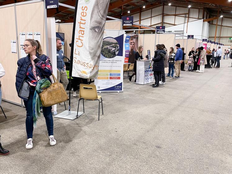 Le 14 avril, à Chartres. Le 2e Forum de l'alternance a attiré du monde à Chartrexpo.