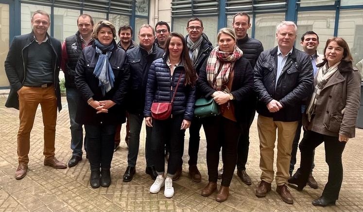 À Paris, le 17 avril. Les nouveaux élus de la FRSEA étaient réunis pour un conseil d'administration.