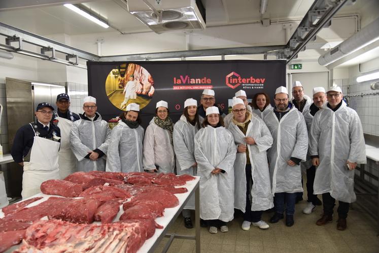 Vendredi 7 avril, à Paris. L'École professionnelle de la boucherie accueillait la formation organisée par Interbev Île-de-France.