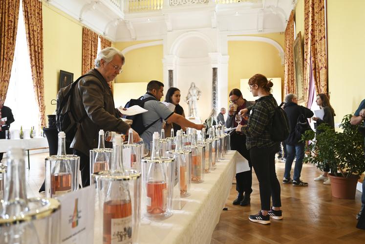 Mercredi 26 avril, à Blois. De nombreux journalistes de la presse spécialisée étrangère ont goûté le nouveau millésime 2022 lors de la 5e édition de Val de Loire Millésime.