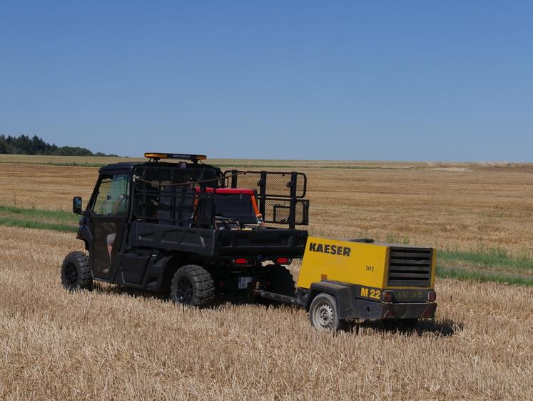 Avec sa benne de 1,80 m de long et sa capacité de remorquage de plus d'une tonne, le Traxter Pro de Can-Am est un vrai déménageur.