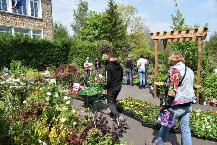 Le marché aux fleurs lors de FestiBreto.