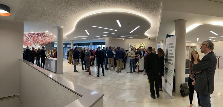 Dès le matin, un café d'accueil était proposé aux participants.