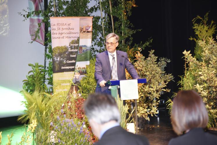 Le préfet de Seine-et-Marne, Lionel Beffre a clos l'assemblée générale.