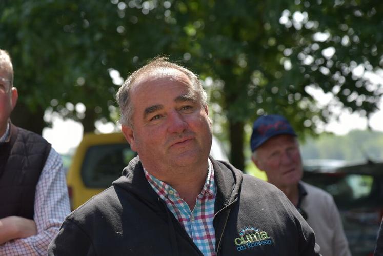 Henri Ganzin, président de la Cuma du Ronceau.